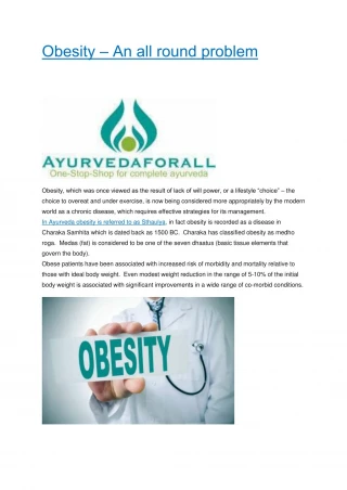 Obesity - slide 1