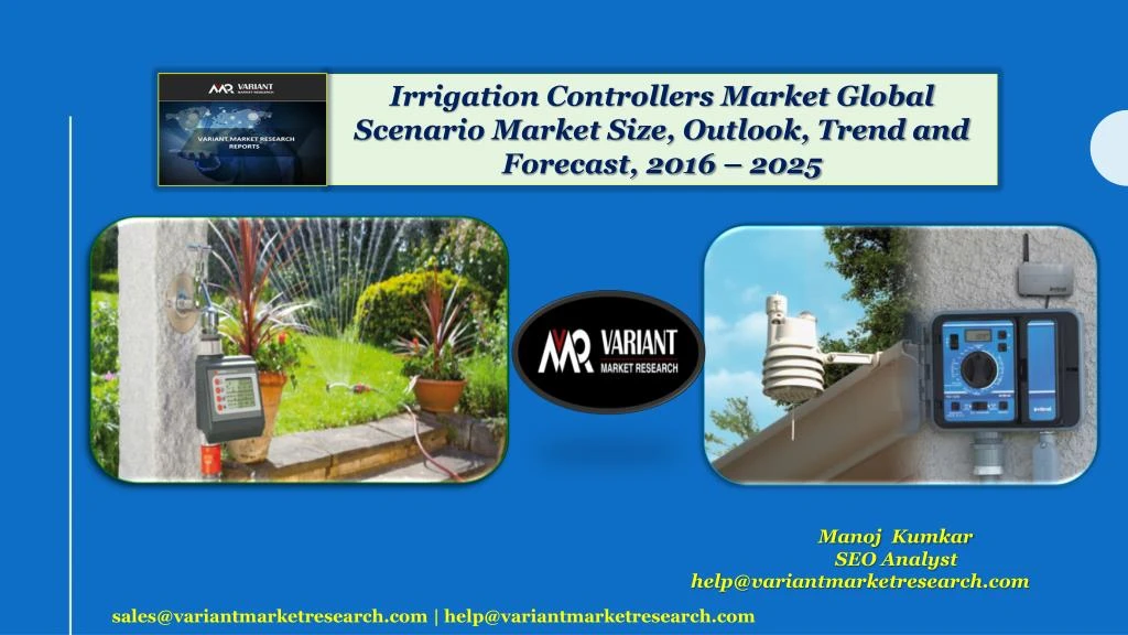 irrigation controllers market global scenario