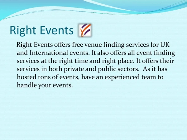 Venue Search For Right Events