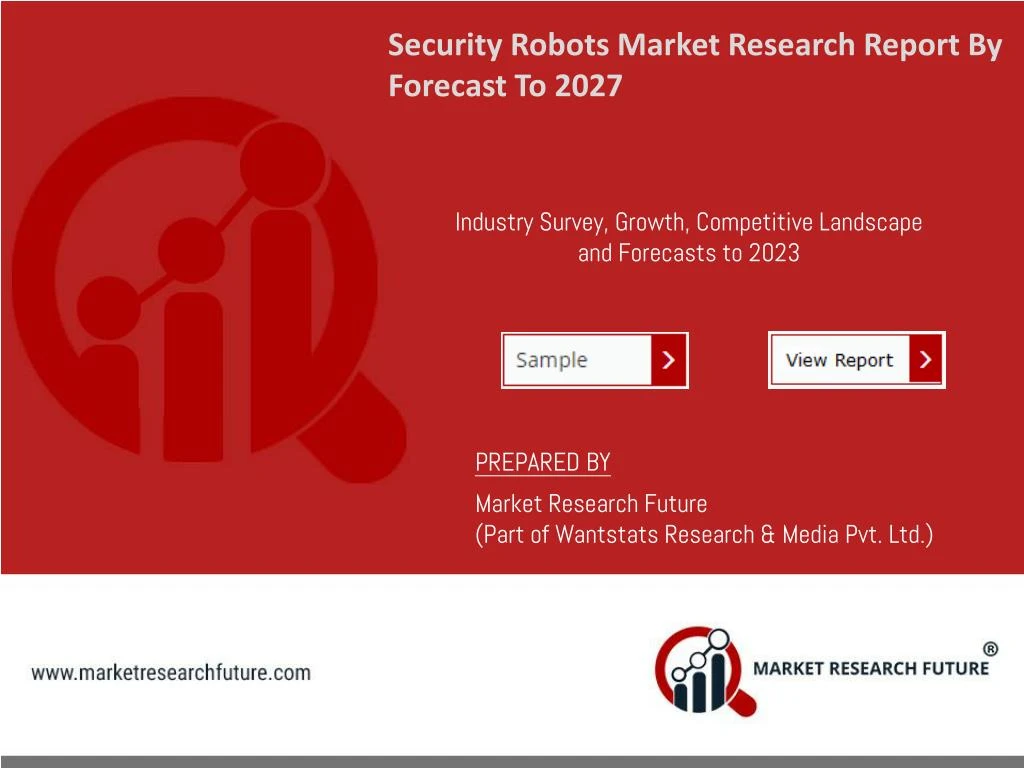 security robots market research report