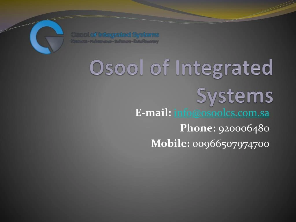 osool of integrated systems