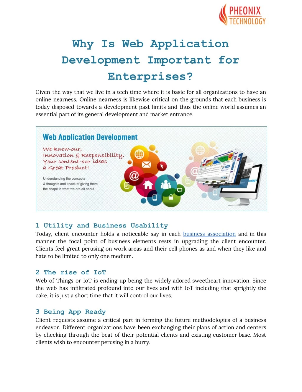 why is web application development important