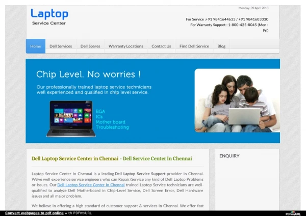 Dell Laptop Service Center in Chennai | Dell Service Center in Chennai