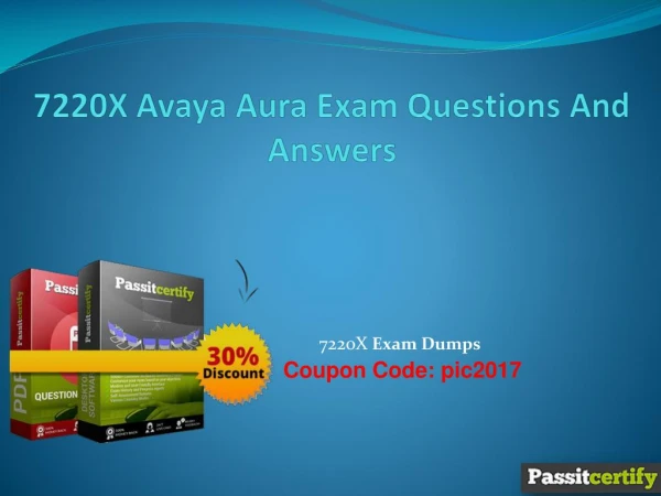 7220X Avaya Aura Exam Questions And Answers