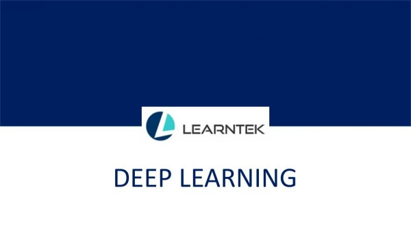 Deep learning Online Training