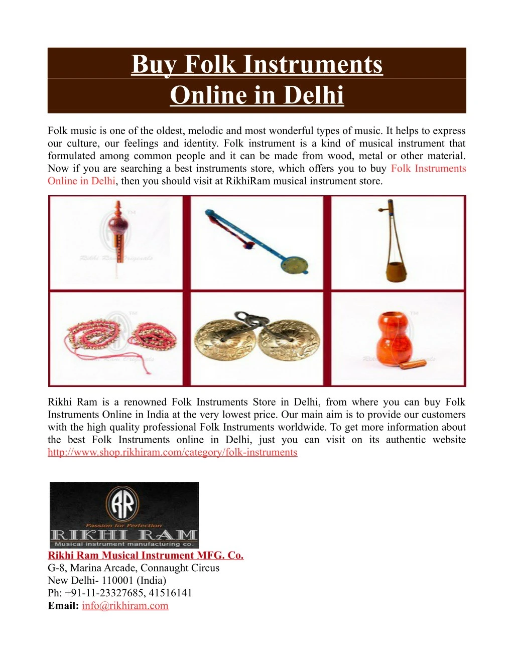 buy folk instruments online in delhi