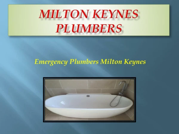 Milton Keynes Plumbers