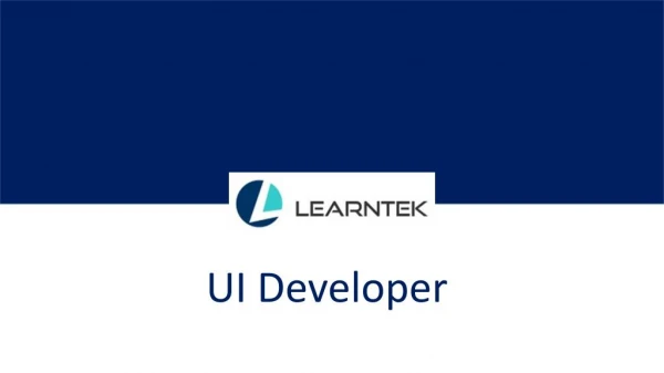 UI Developer