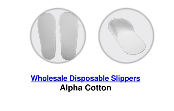 Wholesale Disposable Slippers