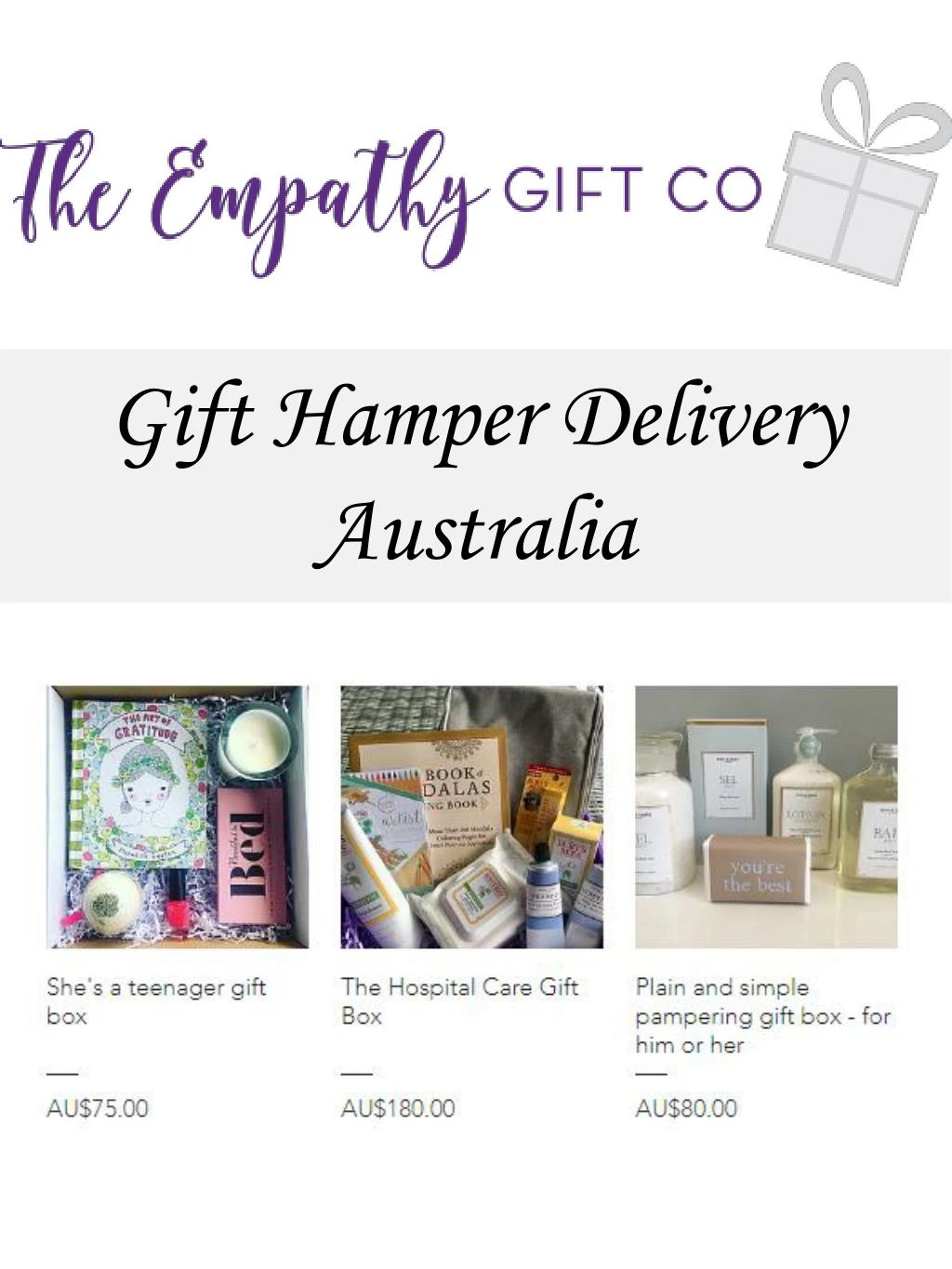 gift hamper delivery australia