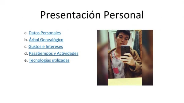 PresentaciÃ³n Personal