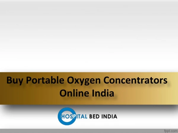 Portable Oxygen Concentrators, Portable Oxygen Concentrator in Hyderabad - Hospitalbedindia