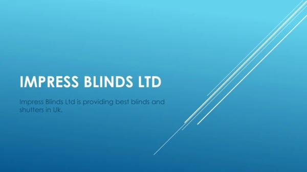 cheap window blinds- impress blinds ltd