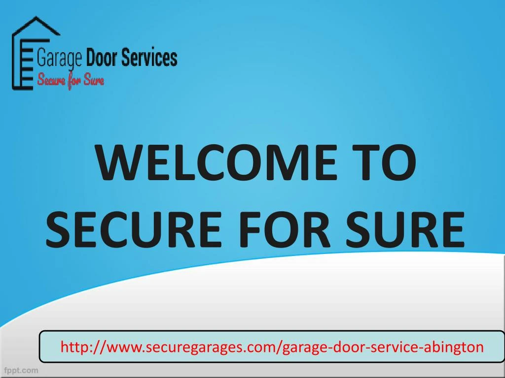 welcome to secure for sure