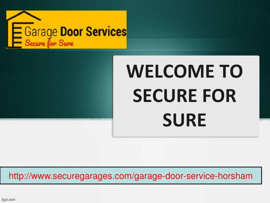 welcome to secure for sure