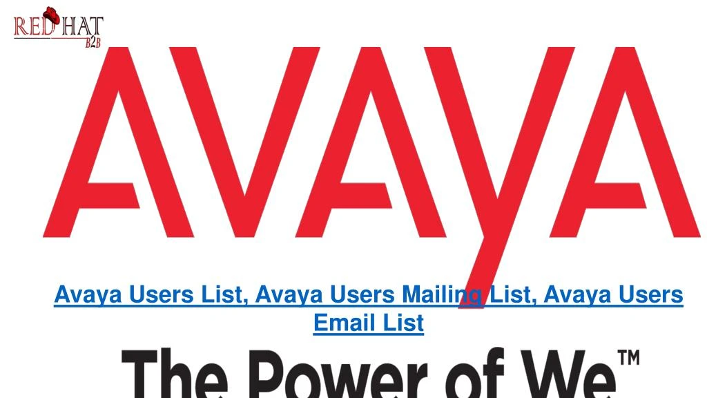 avaya users list avaya users mailing list avaya
