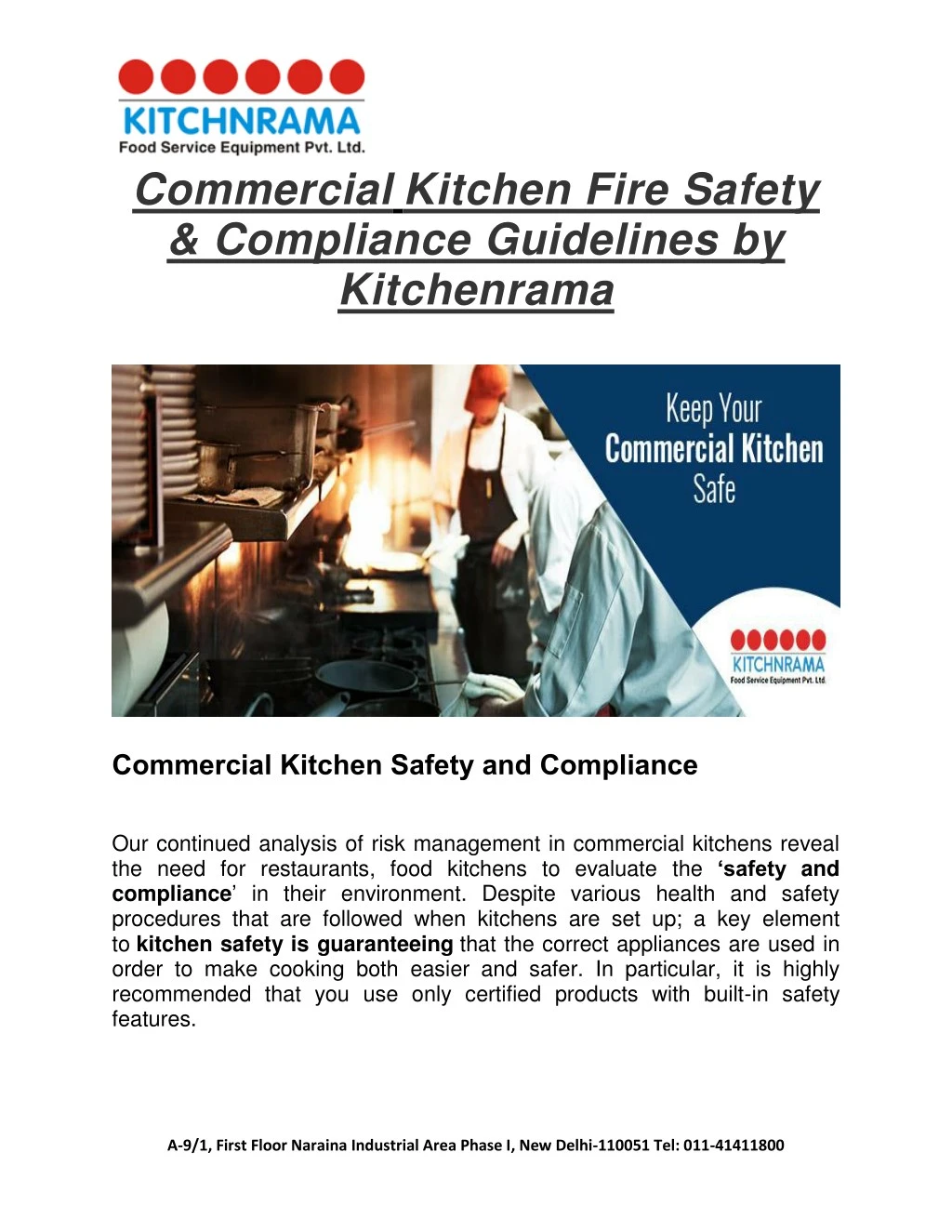 commercial kitchen fire safety compliance