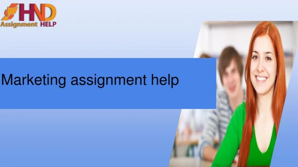 Marketing assignment help