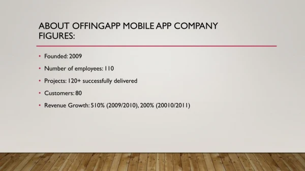 Offingapp mobile app company