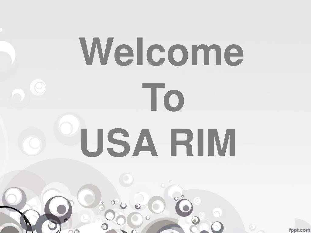 welcome to usa rim
