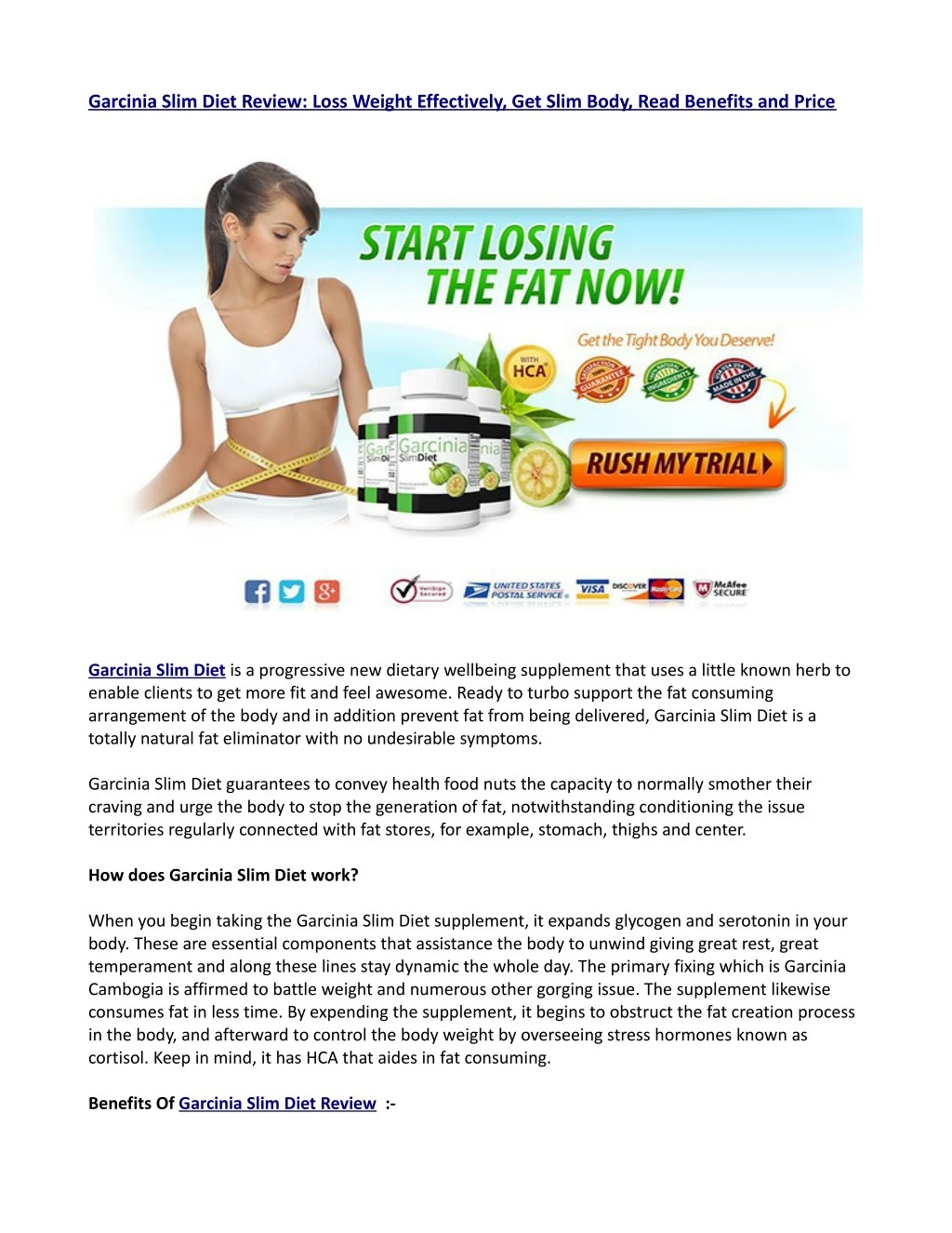 garcinia slim diet review loss weight effectively