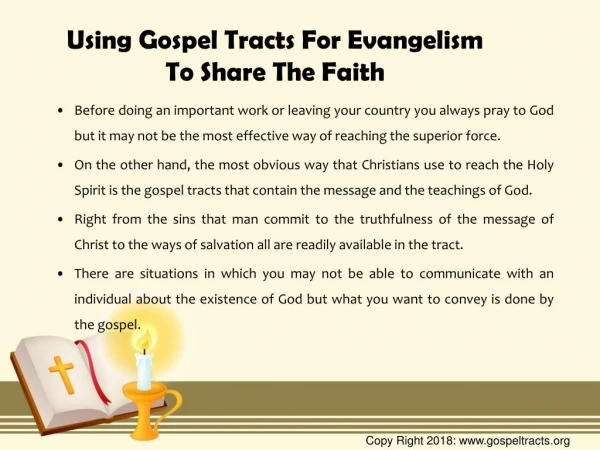 Using Gospel Tracts For Evangelism To Share The Faith