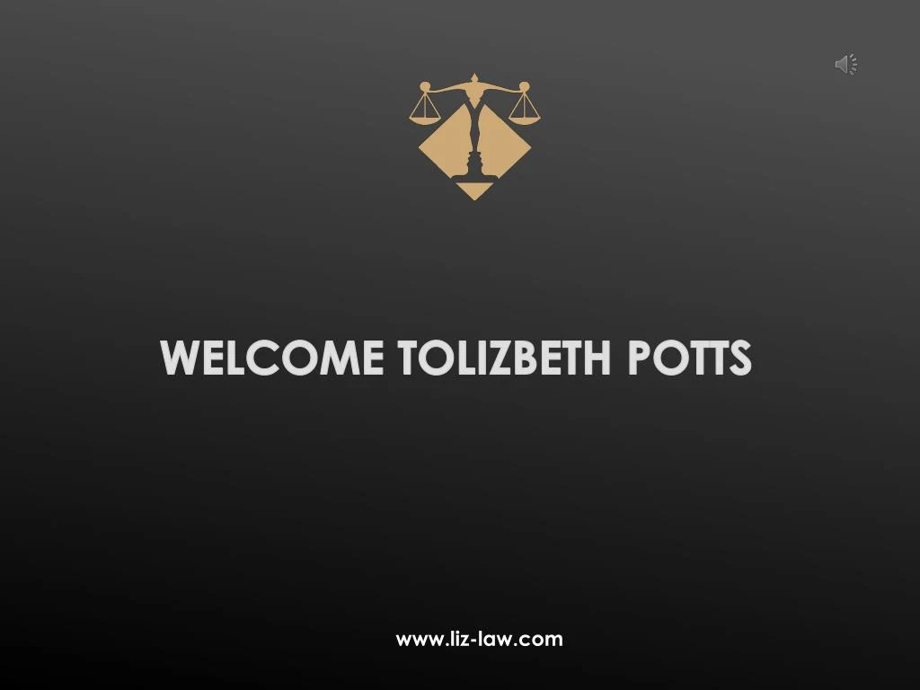 welcome tolizbeth potts