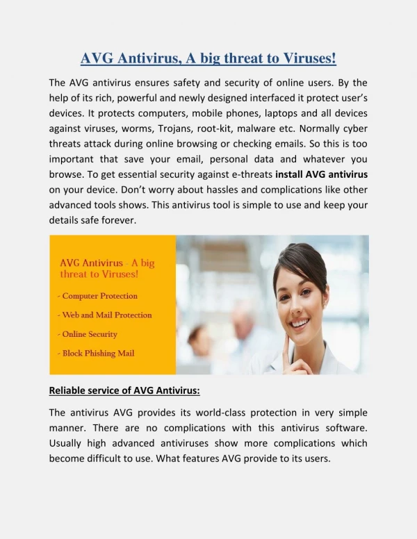 AVG Antivirus - A big threat to Viruses!