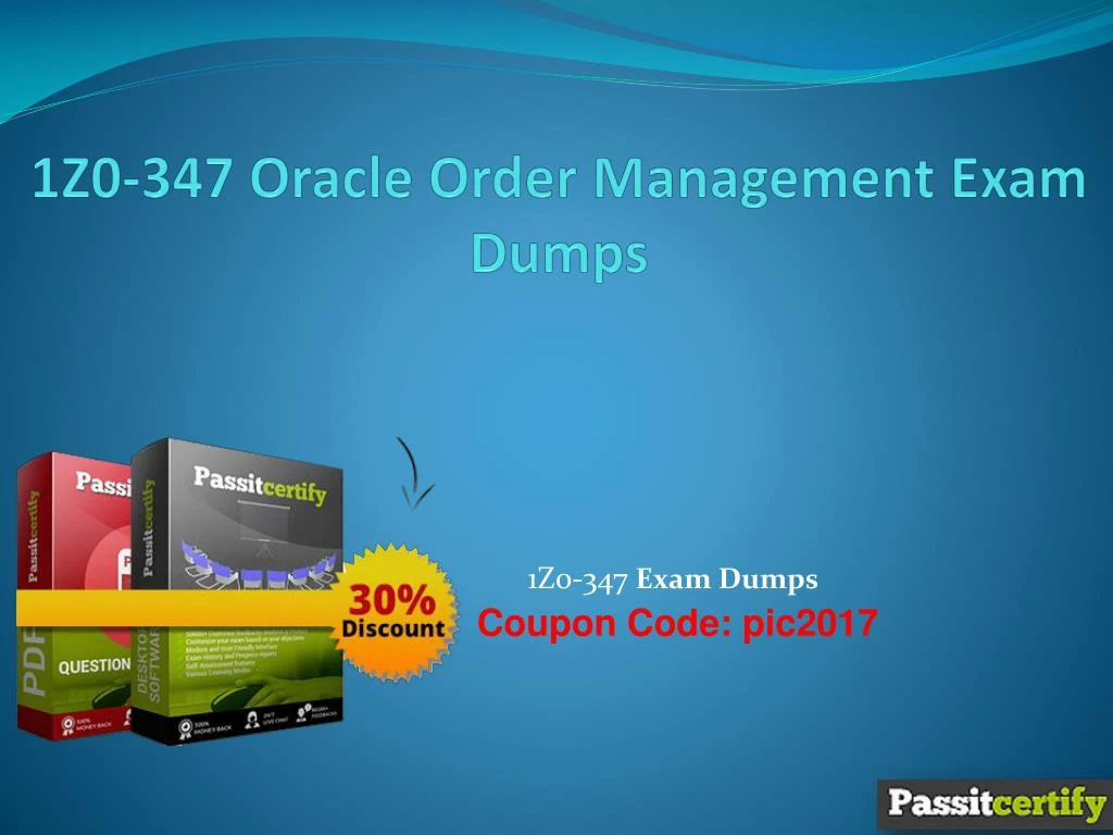 1z0 347 oracle order management exam dumps