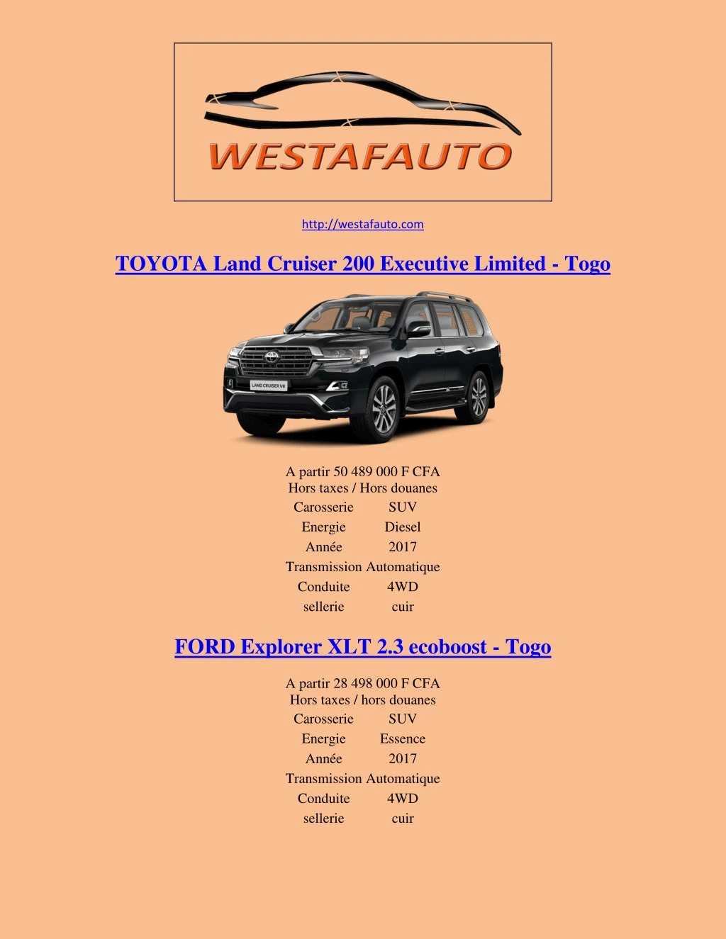 http westafauto com