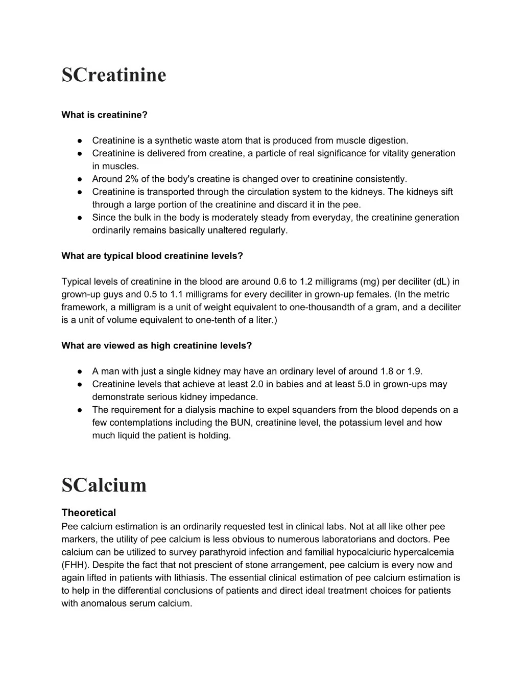 screatinine