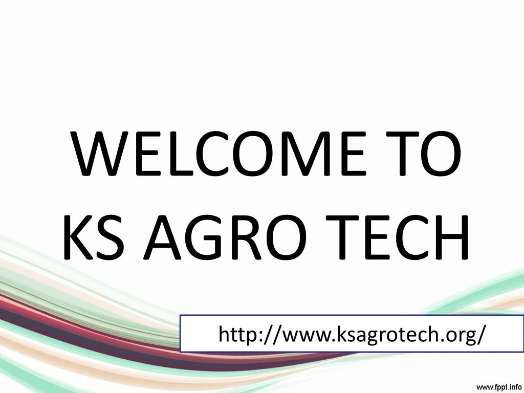 welcome to ks agro tech