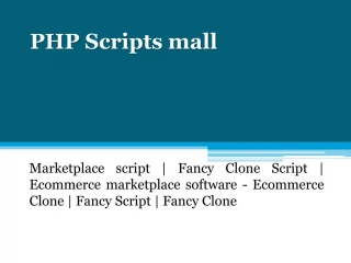 Ecommerce Clone | Fancy Script | Fancy Clone - slide 1
