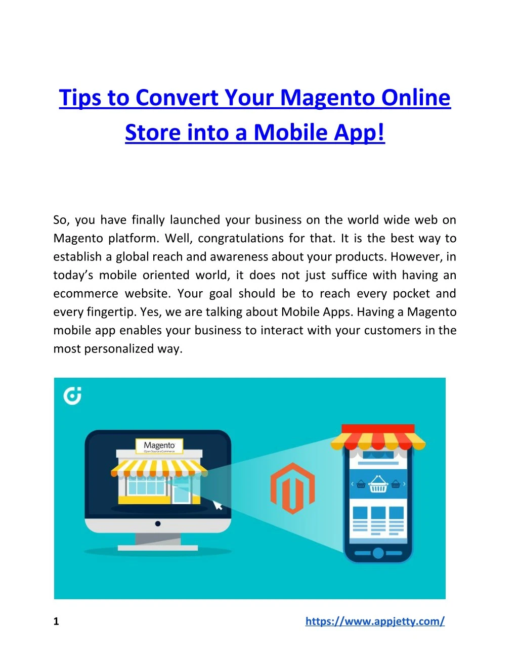 tips to convert your magento online store into