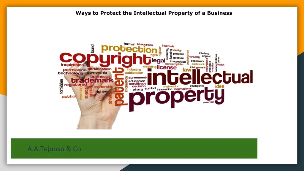 ways to protect the intellectual property