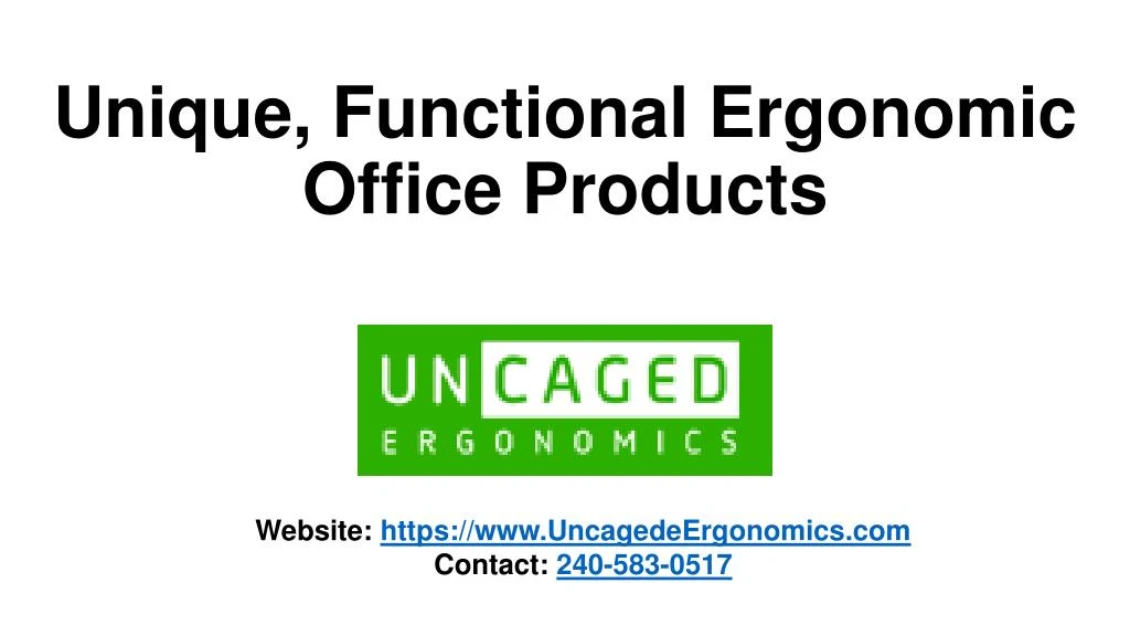 unique functional ergonomic office products