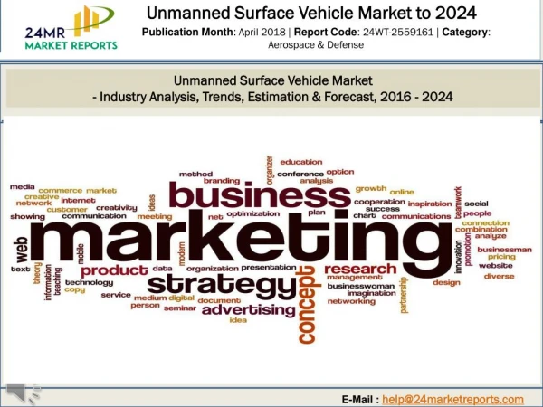 Unmanned Surface Vehicle Market - Industry Analysis, Trends, Estimation & Forecast, 2016 - 2024