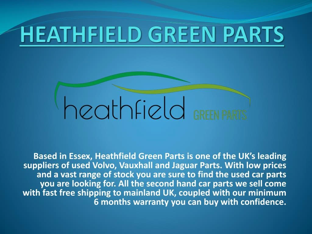 heathfield green parts