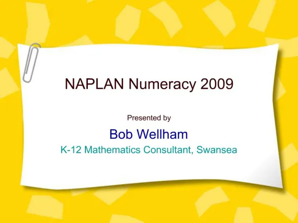 NAPLAN Numeracy 2009