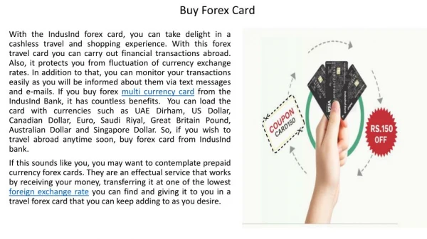 Buy Forex Card