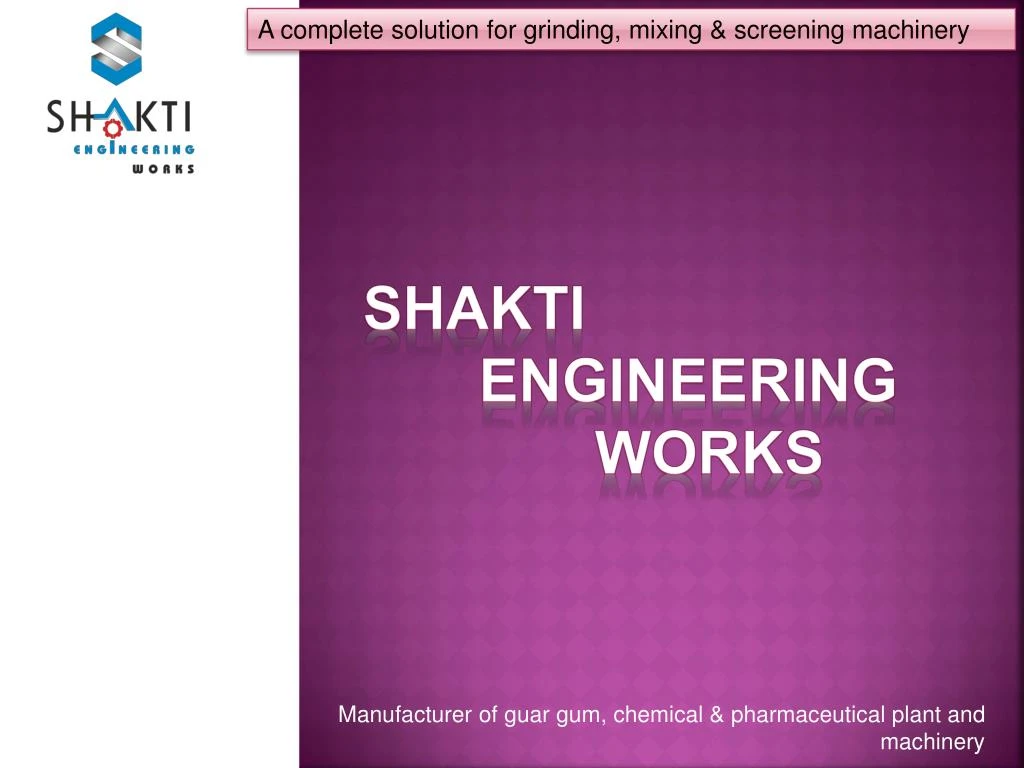 shakti engineering works