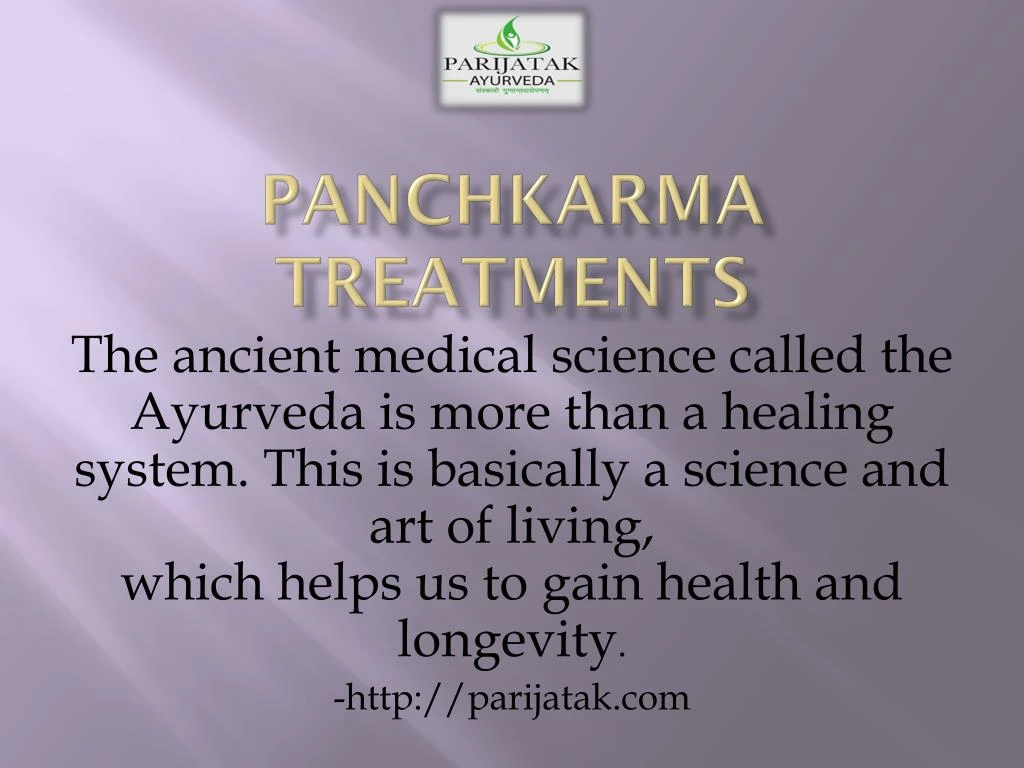 panchkarma treatments