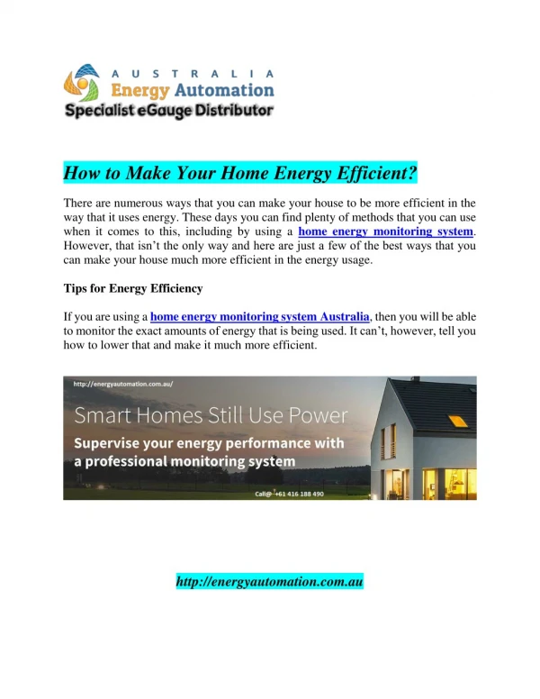 How to Make Your Home Energy Efficient?