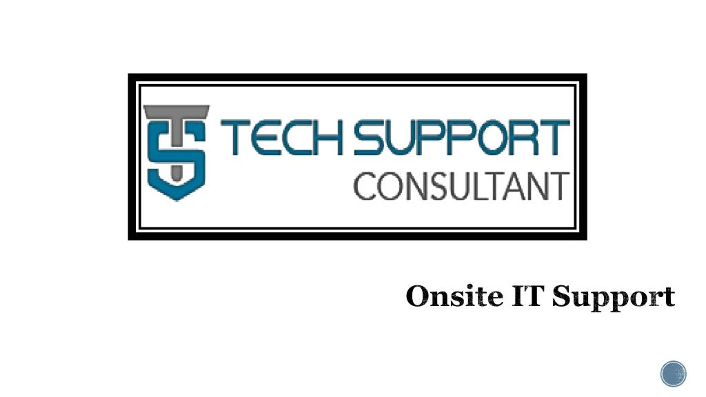 onsite it support