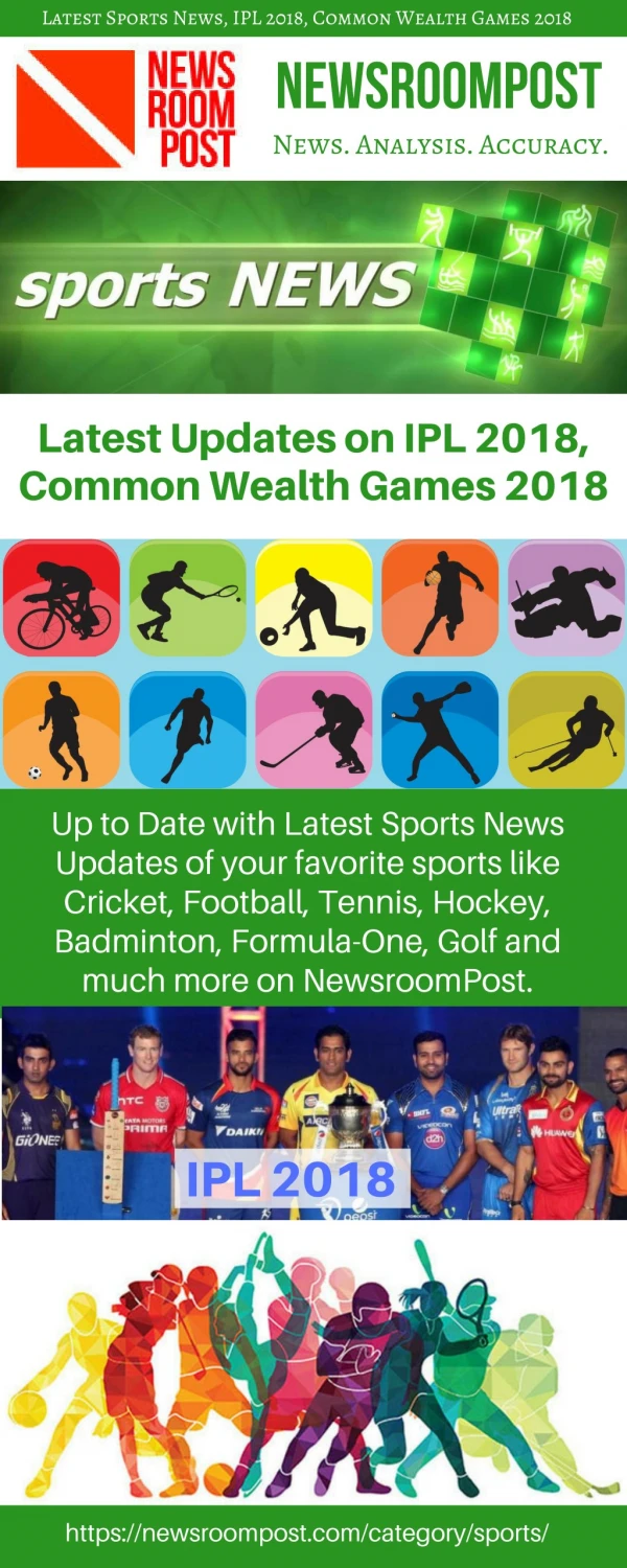 Latest Sports News, Common wealth games 2018 update, Live IPL 2018 – NewsroomPost