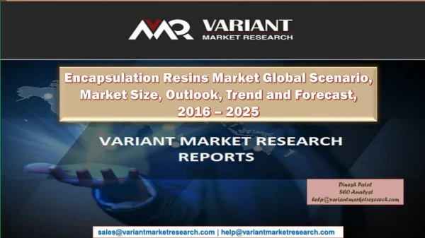 Encapsulation Resins Market