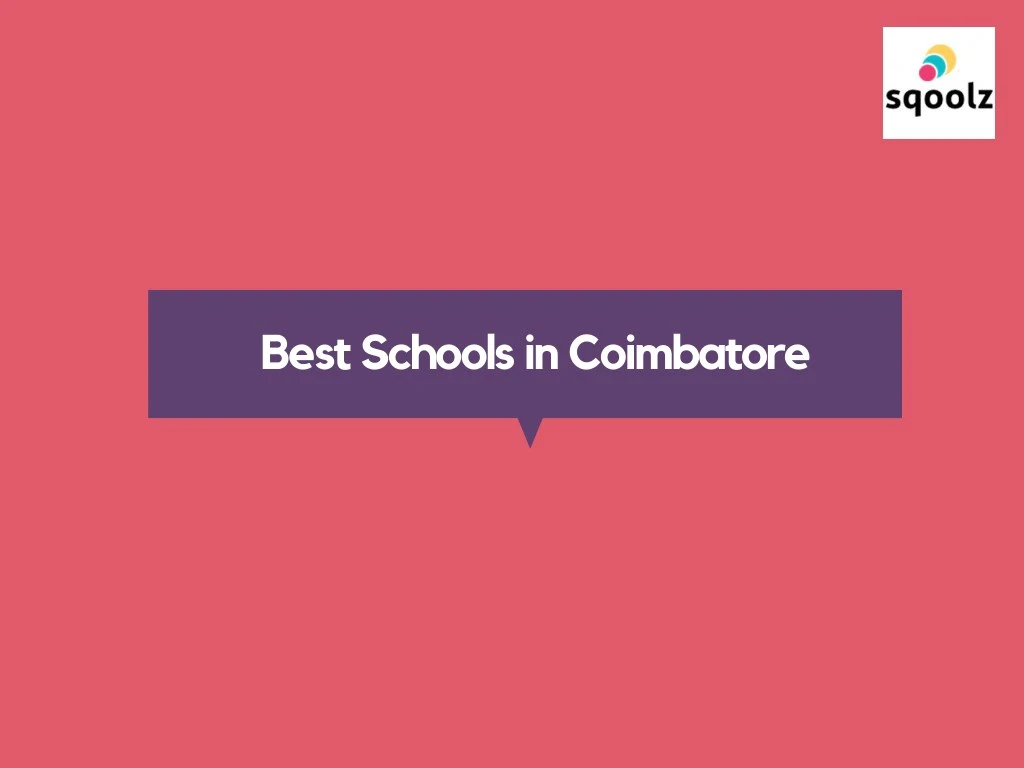 best schools in coimbatore