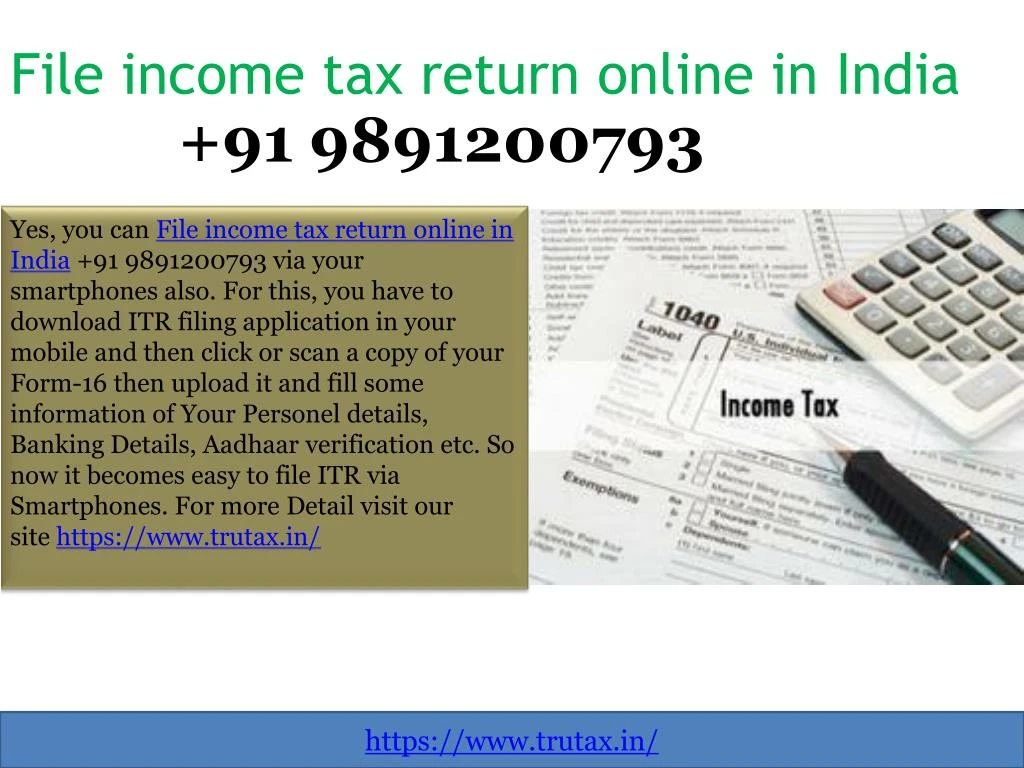 file income tax return online in india