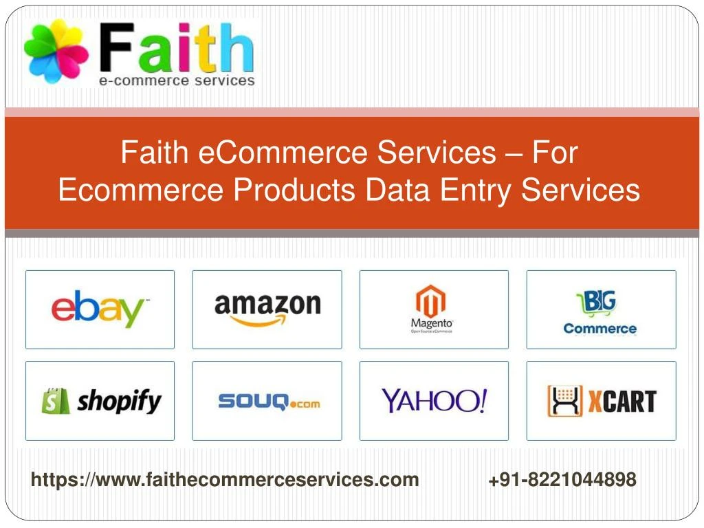 faith ecommerce services for ecommerce products data entry services