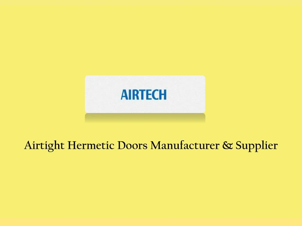 airtight hermetic doors manufacturer supplier